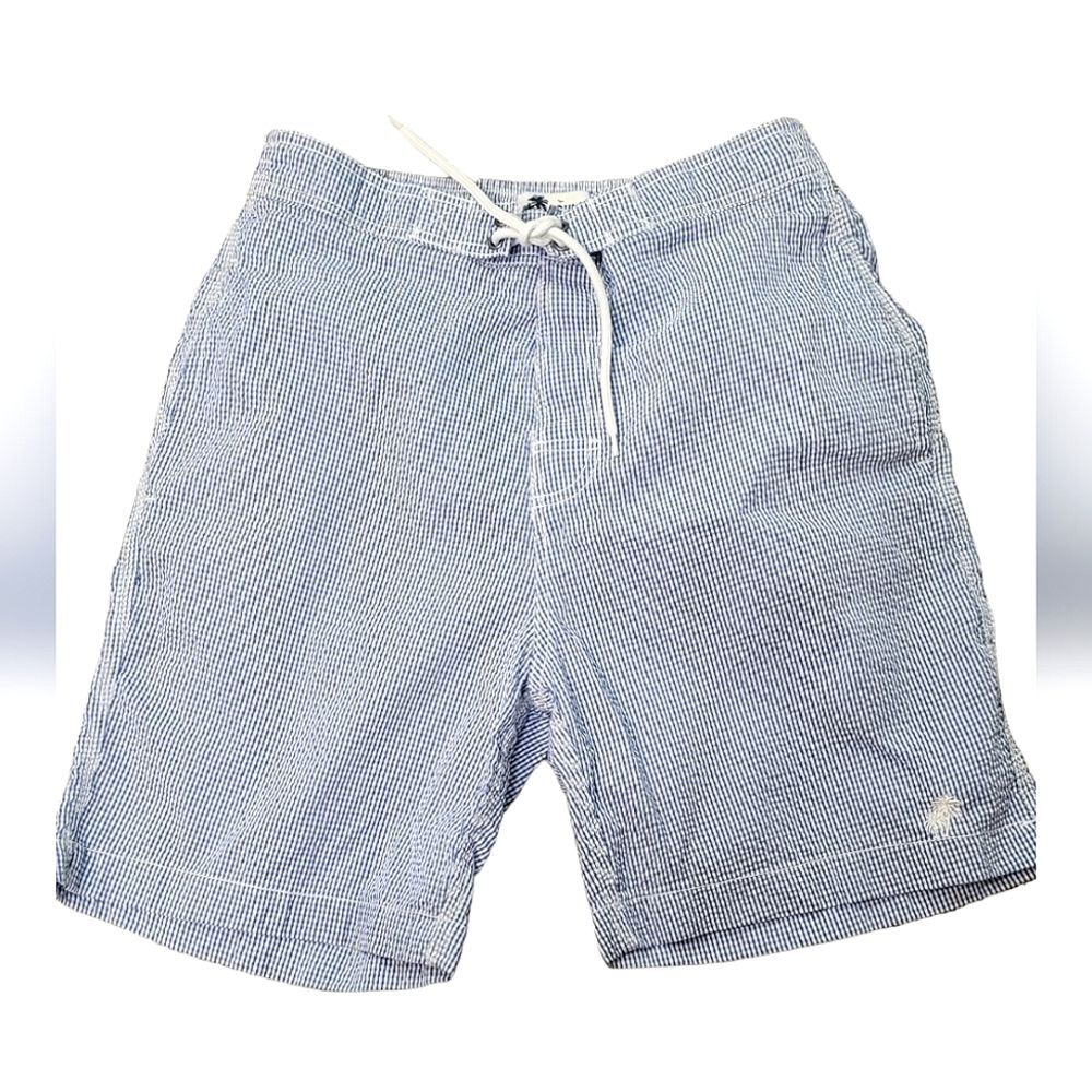 Trunks Surf and Swim Seersucker Swim Trunks